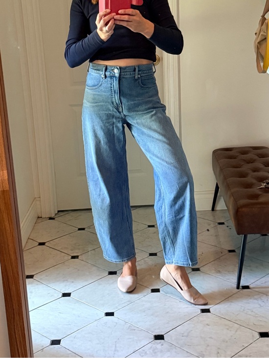 Everlane Denim - EVERLANE  Barrel leg High-Rise Women’s Jeans in Light Blue